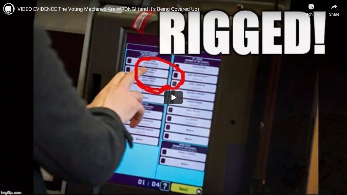 Voting Machines are Rigged